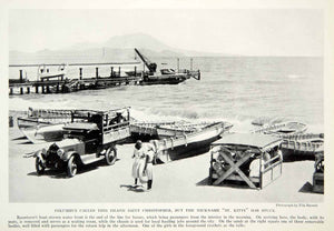 1934 Print Dockyard St. Kitts Island Caribbean Sea Shipyard Historical  NGMA6