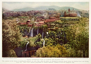 1934 Color Print Tivoli Lanzio Cityscape Landscape Historical Image View NGMA6
