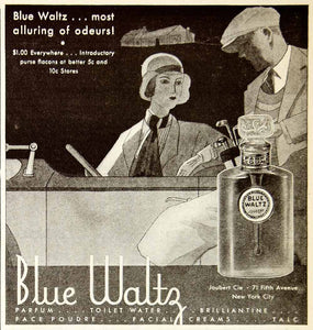 1931 Advert Blue Waltz Joubert 71 Fifth Avenue New York Perfume Eau-de NMM1