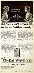 1931 Ad Vankai Wave Set Haircare 919 Michigan Avenue Chicago Hairstyle NMM1