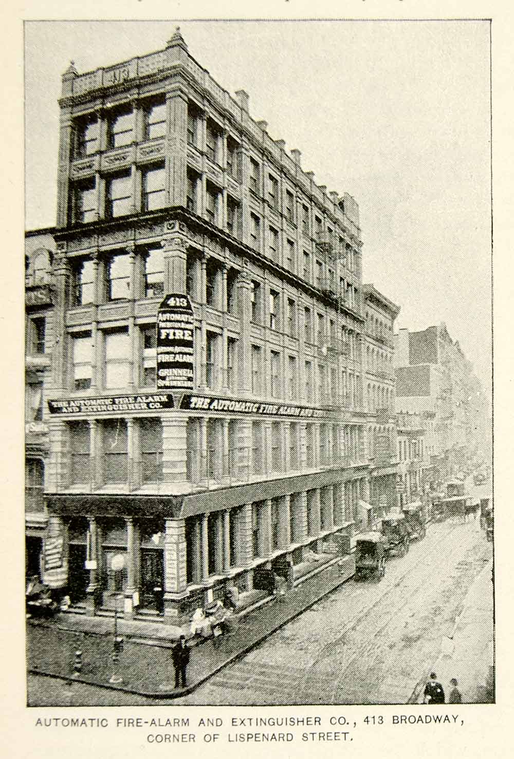 1893 Print Automatic Fire Alarm Extinguisher Co. 413 Broadway New York City NY2A