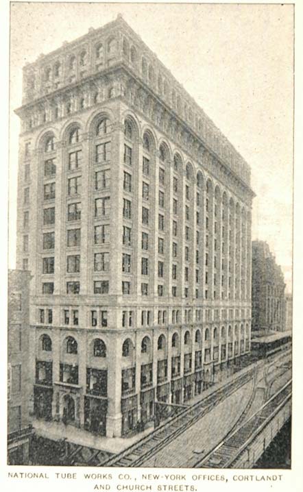 1893 Print National Tube Works Building New York City ORIGINAL HISTORIC NY2