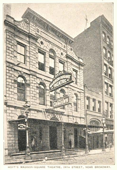1893 Print Hoyt's Madison Square Theatre New York City ORIGINAL HISTORIC NY2