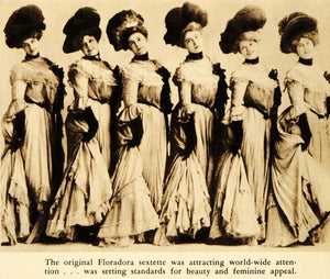 1948 Photogravure Floradora Sextette Broadway Musical Chorus Line Girls Theatre