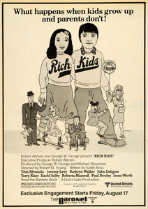 1979 Ad Film Rich Kids Trini Alvarado Jeremy Levy W George Robert Altman NYM1