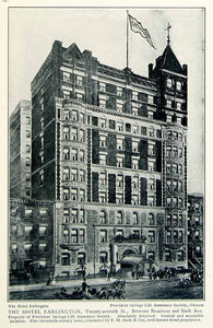 1903 Print Hotel Earlington Provident Savings Life Assurance Manhattan New NYV1