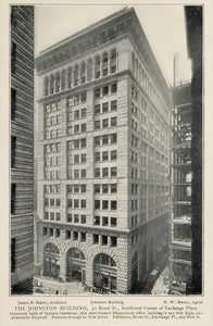 1903 Johnston Building 30 Broad St. New York City Print ORIGINAL HISTORIC NY