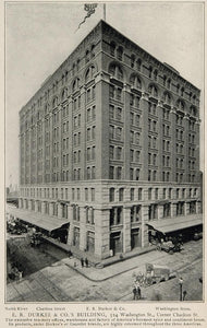 1903 E. R. Durkee Building 524 Washington St. NYC Print ORIGINAL HISTORIC NY
