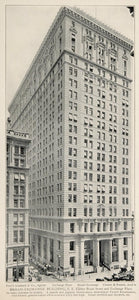 1903 Broad-Exchange Office Building New York City Print ORIGINAL HISTORIC NY