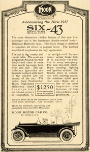 1915 Ad Delco-Moon Bendix Six Dalaunay Belleville Car - ORIGINAL ADVERTISING OD1