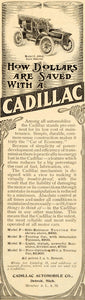 1905 Ad 4 Cylinder Touring Cadillac Car Automobile - ORIGINAL ADVERTISING OD1