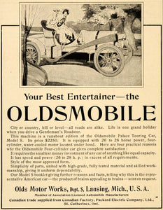 1906 Ad Oldsmobile Palace Touring Car Olds Motor Works - ORIGINAL OD1