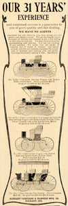 1904 Ad Elkhart Carriage Harness Driving Wagon Surrey - ORIGINAL ADVERTISING OD1