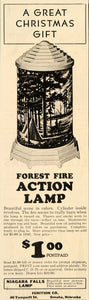 1934 Ad Forest Fire Action Lamp Ignition Company Gift - ORIGINAL ADVERTISING OD1