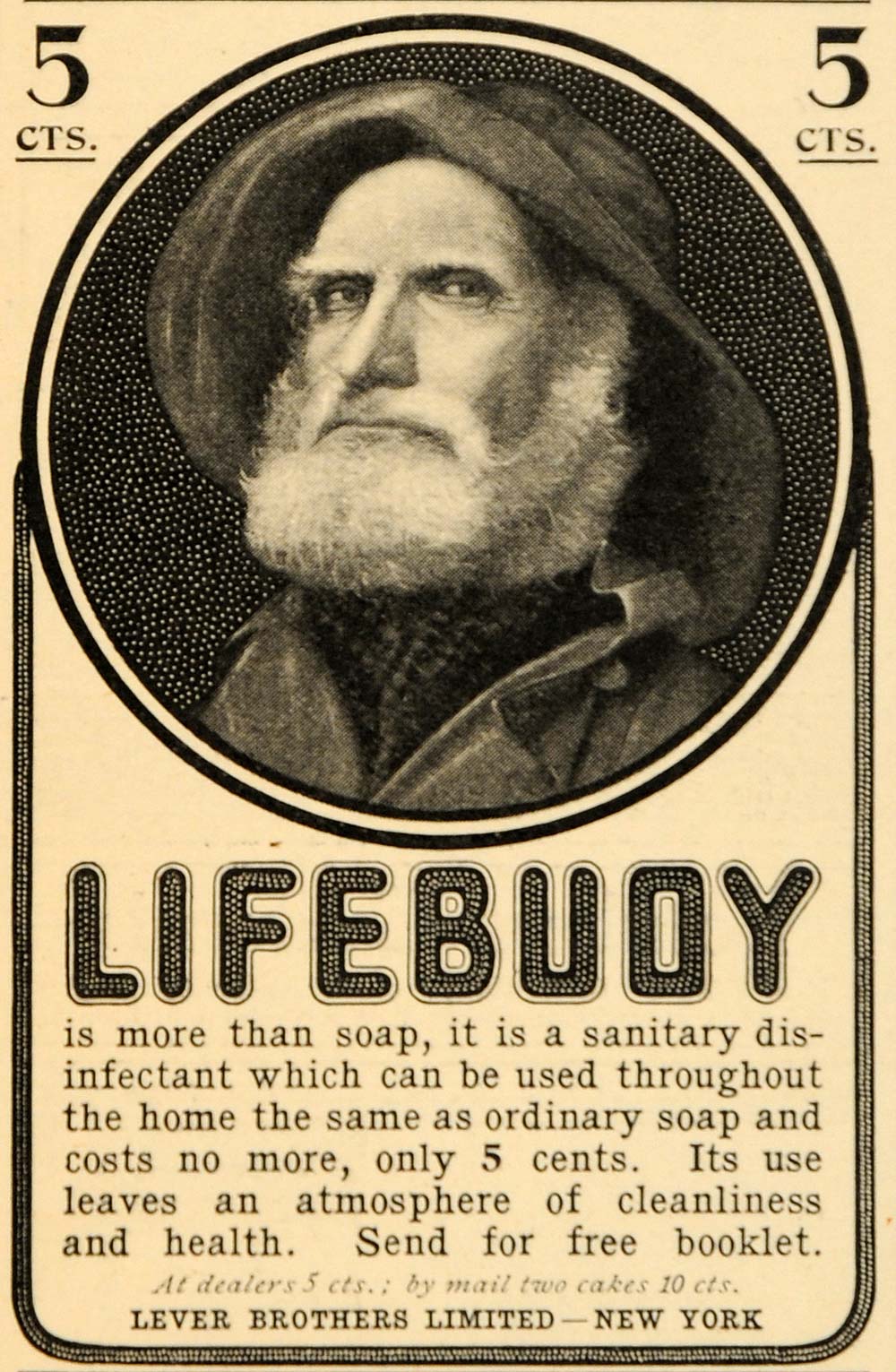 1903 Ad Lifebuoy Soap Lever Brothers Limited New York - ORIGINAL ADVERTISING OD3