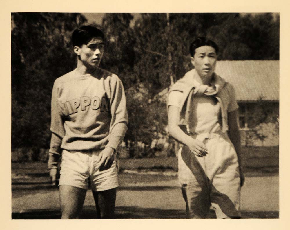 1936 Olympics Japanese Athletes Leni Riefenstahl Berlin - ORIGINAL OL1