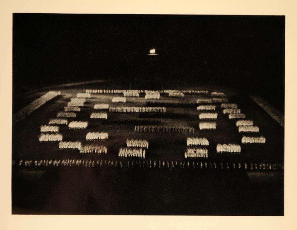 1936 Olympic Stadium Festival Display Dance Riefenstahl - ORIGINAL OL1
