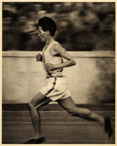1936 Olympics Kohei Murakoso Japan Race Riefenstahl - ORIGINAL PHOTOGRAVURE OL2