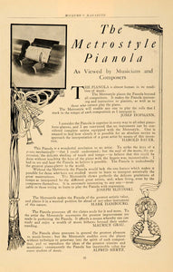 1903 Vintage Ad Metrostyle Pianola Player Piano Aeolian - ORIGINAL OLD3A