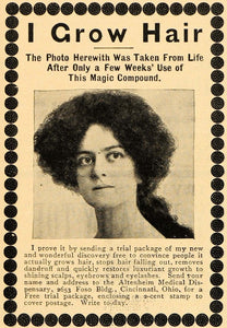 1904 Vintage Ad Hair Growth Dandruff Tonic Altenheim - ORIGINAL OLD3A