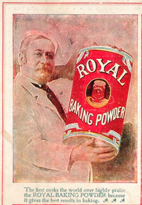 1898 Original COLOR Print Ad Royal Baking Powder - ORIGINAL ADVERTISING OLD3