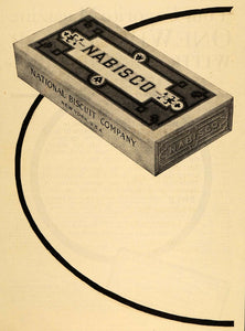 1908 Vintage Ad Nabisco Sugar Wafers National Biscuit - ORIGINAL OLD4A