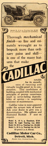 1906 Vintage Ad Cadillac Model H Touring Antique Car - ORIGINAL OLD4A