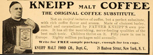 1905 Vintage Ad Kneipp Malt Coffee Substitute Drink - ORIGINAL ADVERTISING OLD4A