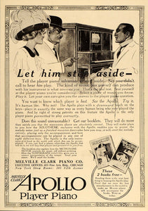 1911 Vintage Ad Melville Clark Apollo Player Piano - ORIGINAL ADVERTISING OLD6