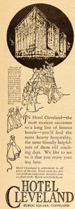 1927 Ad Hotel Cleveland Public Square Renaissance Ohio - ORIGINAL OLD7