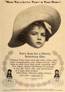1911 Vintage Ad Fairy Soap N.K. Fairbank Co. Child Girl - ORIGINAL OLD8