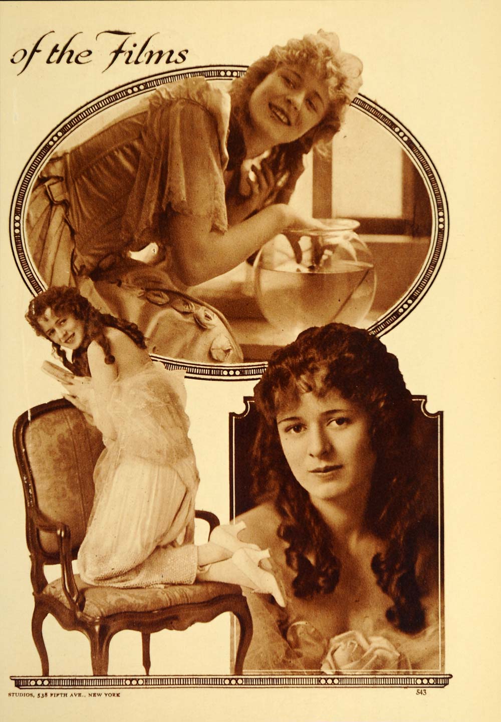 1916 Anita Stewart Silent Film Actress Original Article - ORIGINAL OLD9