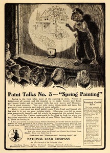 1909 Ad Dutch Boy Paint Talk No. 3 National Lead Co. - ORIGINAL ADVERTISING OLD9