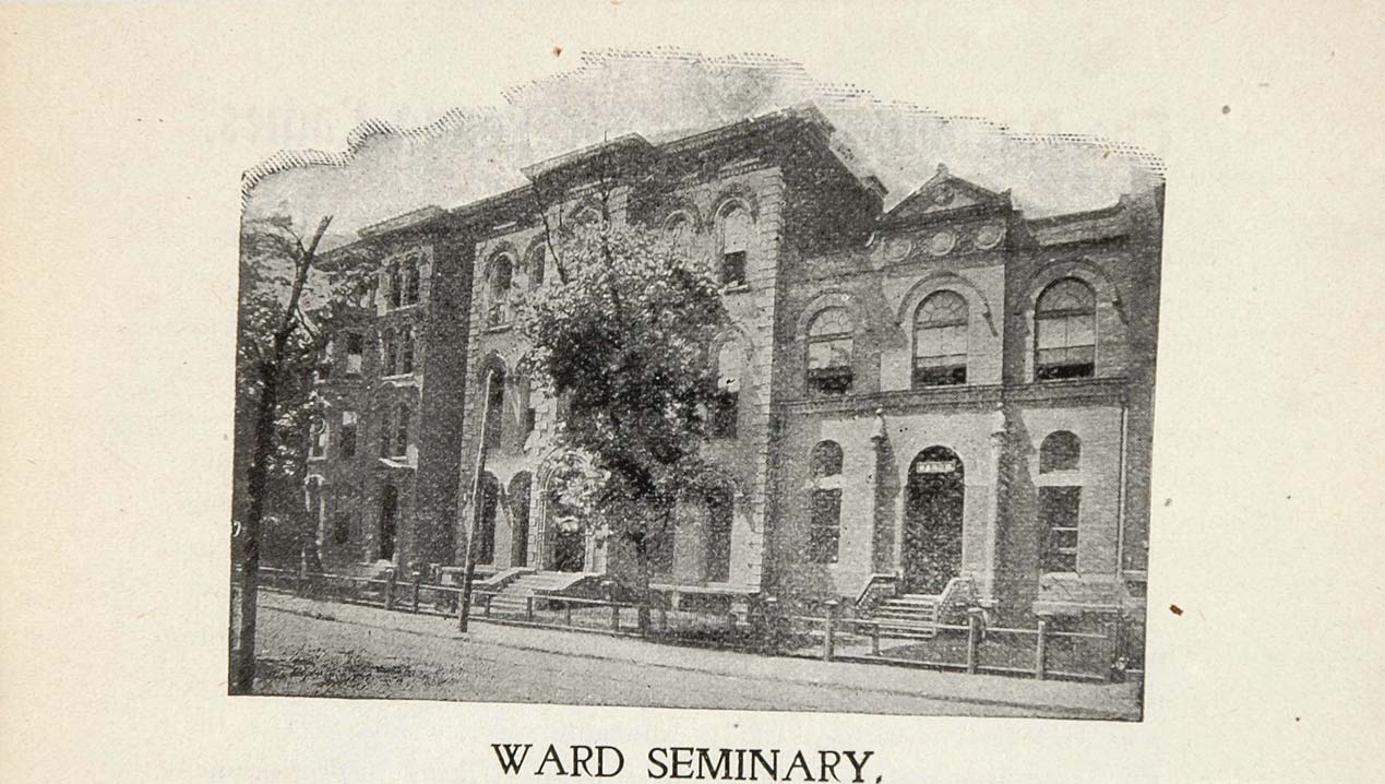 1897 Ward Seminary Nashville Tennessee Halftone Print World's Fair Centennial