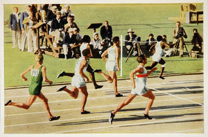 1932 Summer Olympics Eddie Tolan Metcalfe Simpson Print - ORIGINAL