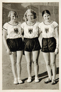 1932 Summer Olympics Games German Women Athletes Print ORIGINAL HISTORIC IMAGE