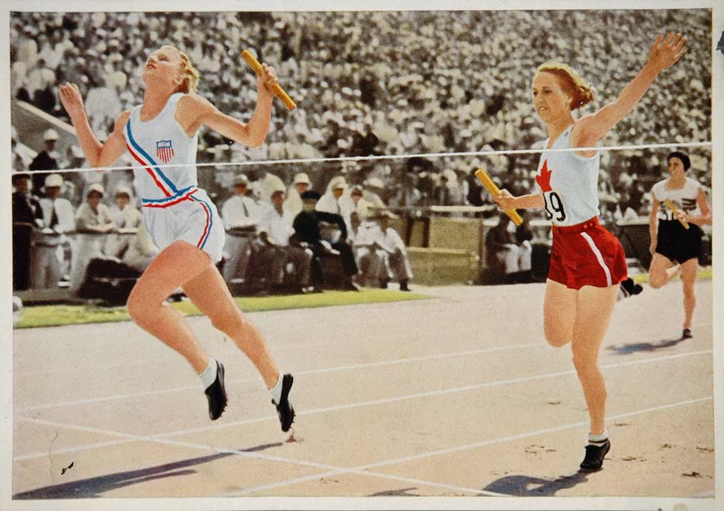 1932 Summer Olympics Wilhelmina von Bremen Relay Print - ORIGINAL