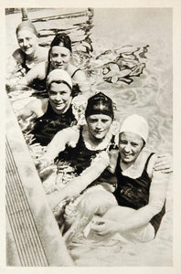 1932 Summer Olympics Holland Women Swim Team Pool Print ORIGINAL HISTORIC IMAGE