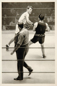 1932 Summer Olympics Middleweight Boxing Ring Print - ORIGINAL HISTORIC IMAGE