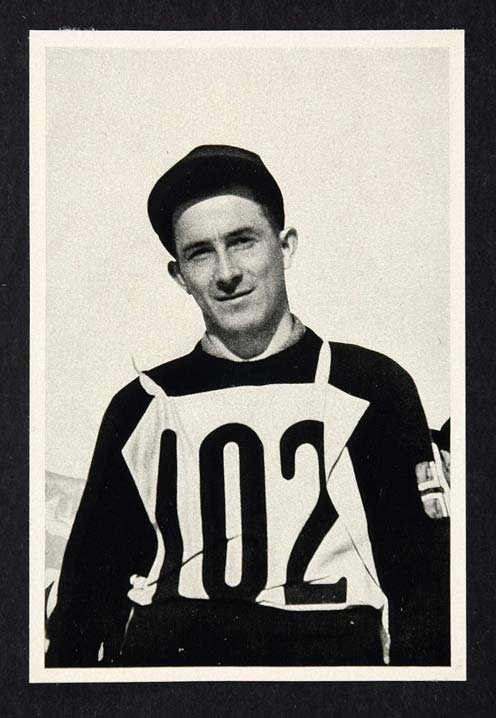 1936 Winter Olympics Olaf Hoffsbakken Norway Ski Print ORIGINAL HISTORIC IMAGE