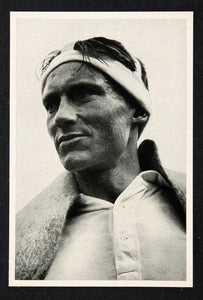 1936 Winter Olympics Elis Viklund Sweden Gold Print - ORIGINAL HISTORIC IMAGE