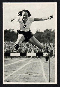 1936 Summer Olympics German Anni Steuer Hurdles Print ORIGINAL HISTORIC IMAGE
