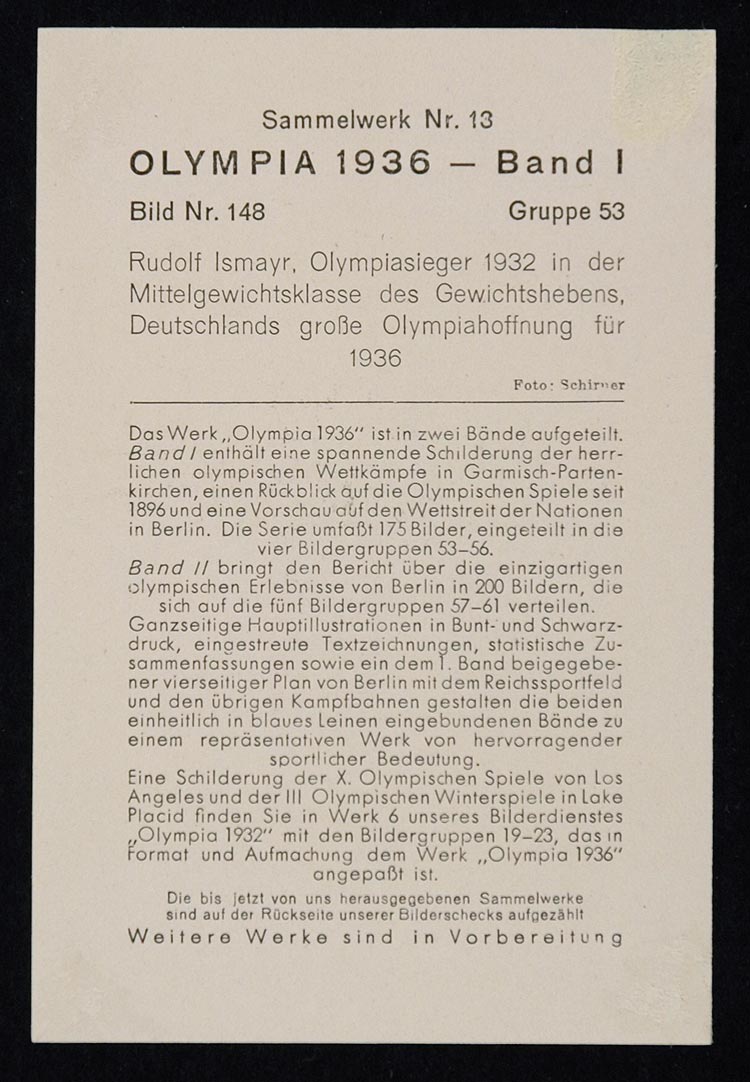 1936 Olympics German Rudolf Ismayr Boxer Boxing Print ORIGINAL HISTORIC IMAGE