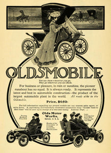 1904 Ad Antique Oldsmobile Olds Motor Works Pricing - ORIGINAL ADVERTISING OWE1