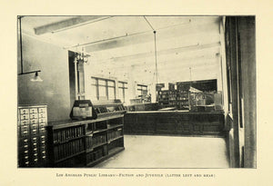 1906 Print Original Los Angeles Public Library Book Sections Fiction OWE1