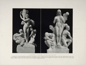 1915 Panama Pacific Exposition Art Furio Piccirilli Nude Naked Statue Sculpture