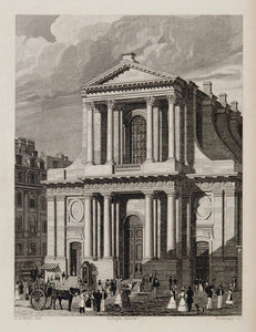 1831 Eglise Oratoire Oratory Protestant Church Paris - ORIGINAL PARIS2
