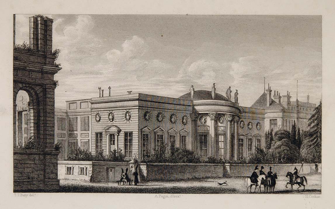 1831 Palace Palais Legion D'Honneur Paris Engraving - ORIGINAL PARIS2
