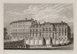 1831 Palais de Saint Cloud Chateau Palace Engraving - ORIGINAL PARIS2
