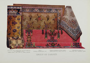 1926 Color Print Carpets Persian Rugs - ORIGINAL